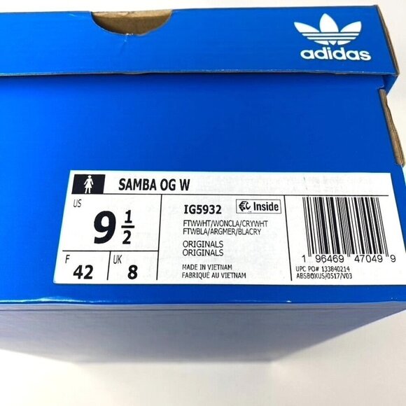 adidas Originals Samba OG White/Clay/White Size Various - Picture 11 of 15